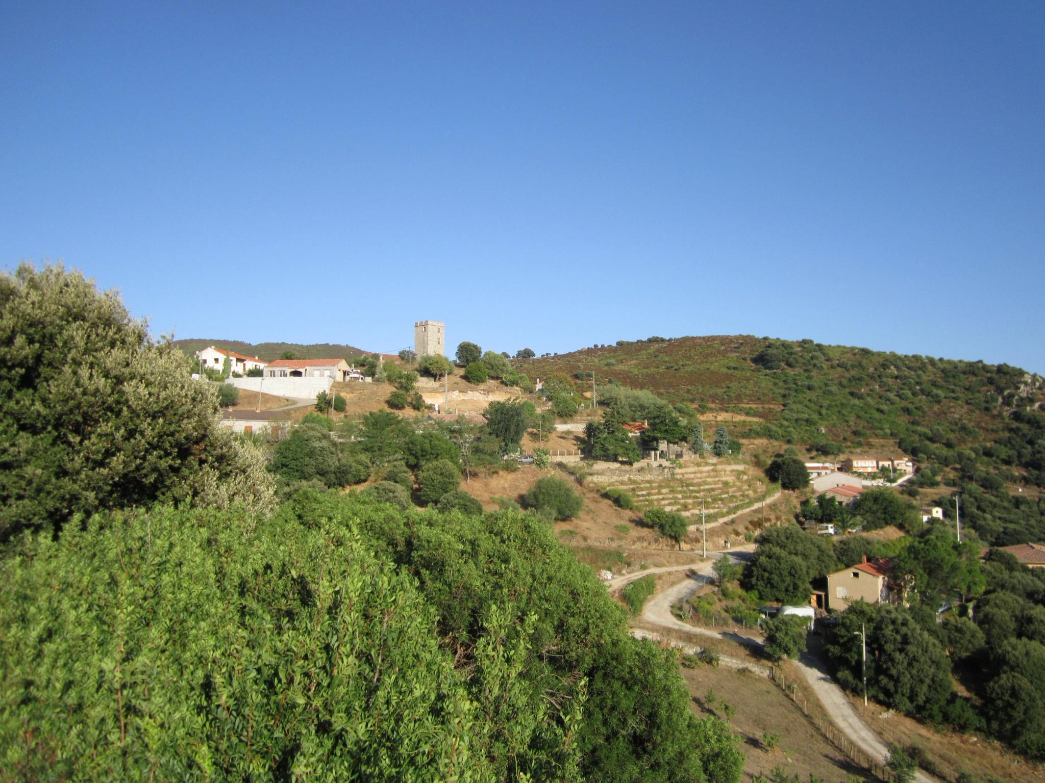 Le village d'Arbellara dans le maquis